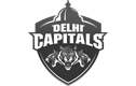 Delhi Capitals Black and White Logo