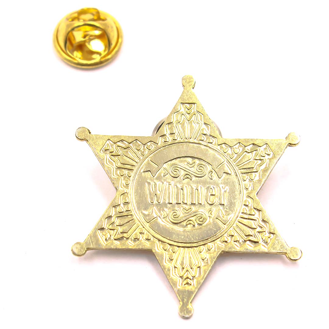Achievement Star Badges Customized pins