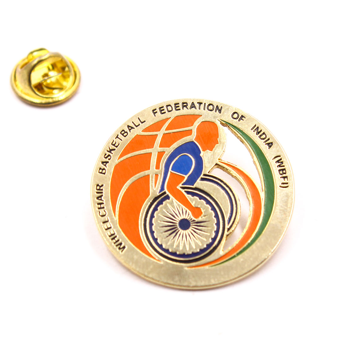 The Common Wealth and Rotary Club Lapel Pin Customized