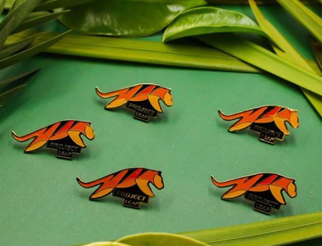 Tiger Lapel Pins customized in Delhi