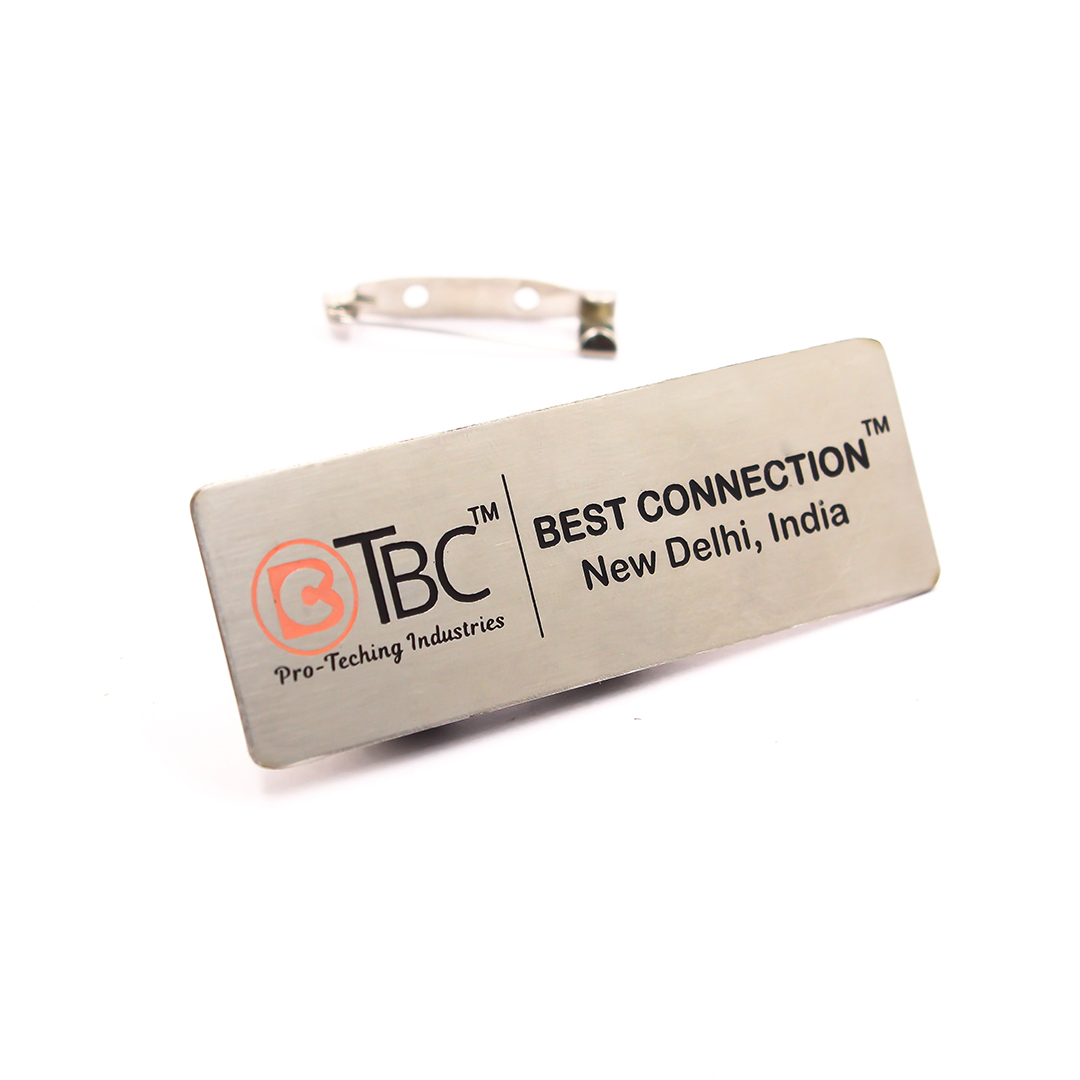get customized name badges from our metal accessories online store. Also, we manufacturers the best name badges for our clients in Delhi India