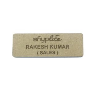 Custom MDF Name Badges Manufacturer and Maker